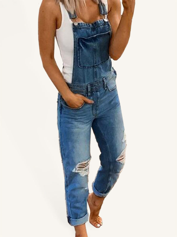 Patch Pocket Denim Overall Jumpsuit Without Tee | Jeans outfit women, Cute  professional outfits, Stylish outfits